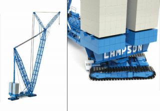 Lampson Ltl - 2600 Crawler Crane - Ccm Brass Ho 1:87 Scale Model 126 Made