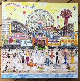 Coney Island 500 Piece Puzzle :summer At The Amusement Park - Storrings Galison