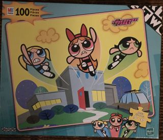 The Powerpuff Girls 100 Piece Jigsaw Puzzle Cartoon Network Gently Complete