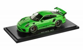 Porsche 911 (991.  2) Gt3 Rs 1:18 Spark Lizard Green Limited 1/18 W/ Display Case