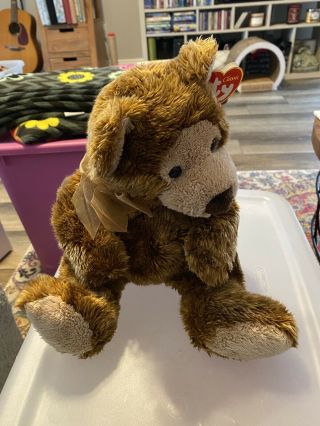 Ty Classic 2003 Retired Brown Bear Griddles Plush Beanie Baby W/ Tags A22