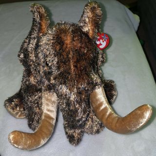 Ty Beanie Buddy Soft Giganto The Wooly Mammoth 11 " Plush Stuffed Animal