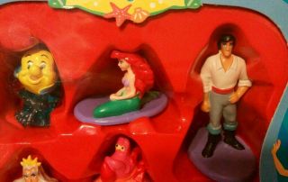 Disney The Little Mermaid Set of 6 Figures 2 