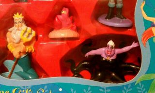 Disney The Little Mermaid Set of 6 Figures 2 