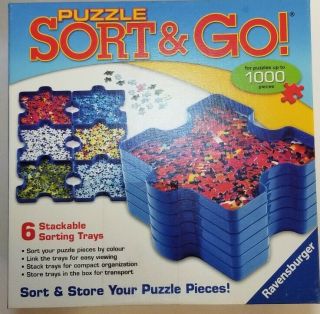 Puzzle Sorting Trays By Ravensburger 6 Stacking Trays