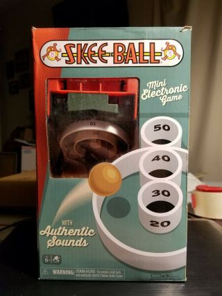 Basic Fun Skee - Ball Mini Electronic Arcade Game With Authentic Sounds