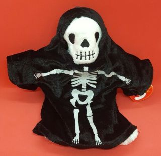 Ty 2001 Creepers The Skeleton Beanie Baby - With Tags