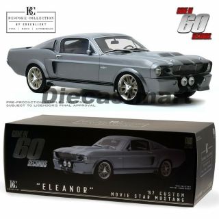 Greenlight 1:12 1967 Ford Mustang Eleanor Gone In 60 Second Limited Body
