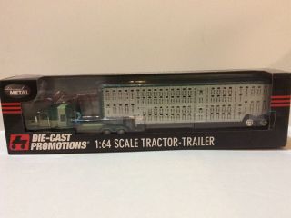 Dcp 1/64 Lcmb Kenworth T660 With Wilson Livestock Trailer.  L4 - 2