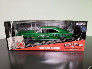Street Racers 1969 Dodge " Queen " Daytona Big Willie & Tomiko Nib 1:18 426 Hemi
