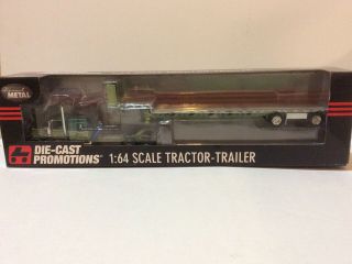 Dcp 1/64 Lcmb 1 The Start Of A Great Series.  Kenworth With Step Deck Trailer.  L1