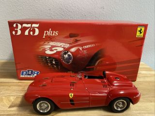 1/18 Bbr Ferrari 375 Plus Rosso Corsa Street Version Diecast