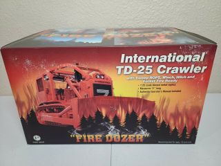 International Ih Td - 25 Rops Winch Fire Dozer First Gear 1:25 Scale 49 - 0104