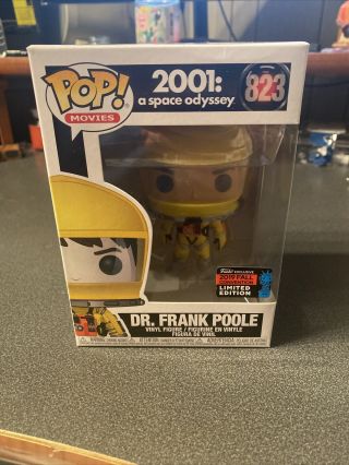 2001 A Space Odyssey Dr Frank Poole 823 Pop Funko Nycc 2019 Exclusive Protector
