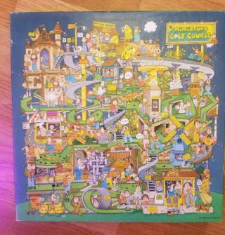 Springbok 500 Piece Jigsaw Puzzle " A Short Round Of Gold " Complete Vtg