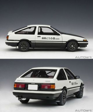 Toyota Sprinter Trueno (AE86) Initial D Project D final version 1/18 scale 2