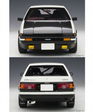 Toyota Sprinter Trueno (AE86) Initial D Project D final version 1/18 scale 3