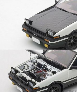 Toyota Sprinter Trueno (AE86) Initial D Project D final version 1/18 scale 4