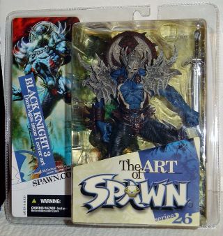 1 Day Only 2004 " Black Knight 3 " Art Of Spawn Figure