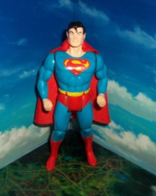 Dc Powers Series Justice League Jla Superman Figure Kenner 1985 With Comic