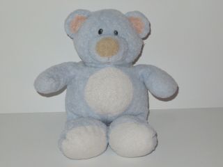 Ty Pluffies Love To Baby Blue Bear Plush 2006 Stuffed Beanie 9 " White Baby Toy