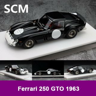 Scm Model 1:43 Scale Ferrari 250 Gto 1963 Black Resin Car Model Limited 80pcs