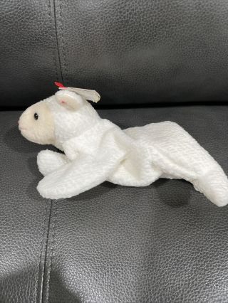 FLEECE the Lamb - Ty Beanie Baby - with TAGS 2