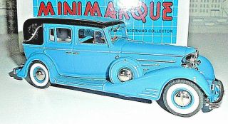 Minimarque GRB107B.  1933 Cadillac Imperial Limousine.  Light Blue.  Ltd Ed 1/50 5. 2