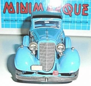 Minimarque GRB107B.  1933 Cadillac Imperial Limousine.  Light Blue.  Ltd Ed 1/50 5. 3