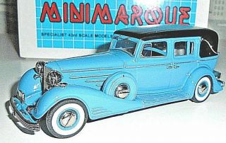 Minimarque GRB107B.  1933 Cadillac Imperial Limousine.  Light Blue.  Ltd Ed 1/50 5. 4