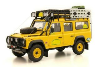 Al810305 Almost Real 1:18 Land Rover Defender 110 Camel Trophy Yellow Model Cars
