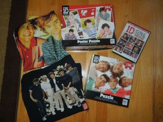One Direction 1d Milton Bradley Puzzles And Dvd " This Is Us " - Fan Pack :)