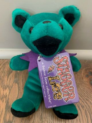 1st Ed Grateful Dead Beanie Bear Collectible Stagger Lee 1997 Nwt Steven Smith