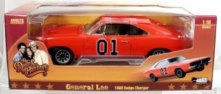 Auto World General Lee 1969 Dodge Charger Dukes Of Hazzard Amm964 Nrfp 1:18