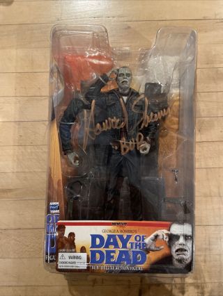 Signed George Romero’s Day Of The Dead ‘bub’ Deluxe Action Figure Amok Time