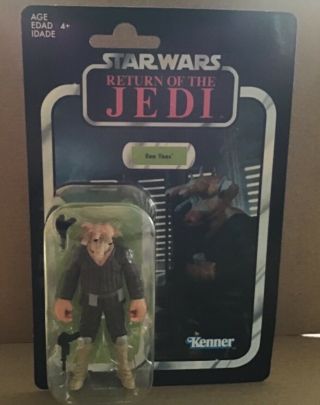 Star Wars Return Of The Jedi Vintage Style Carded 3.  75” Ree Yees