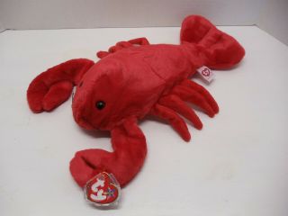 Ty Beanie Buddy Pinchers The Red Lobster 14 " Stuffed Plush Toy