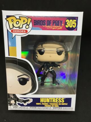 Funko Pop Heroes Birds Of Prey Harley Quinn Huntress 305 Dc Comics