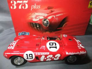 Bbr Models 1:18 Scale 1954 Ferrari 375 Plus Rn19 Carrera Pan Americana Boxed