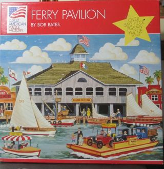 Ferry Pavilion By Bob Bates Great American Puzzle Factory Puzzle