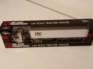 Dcp.  Diecast Promotions.  Tractor - Trailer.  1/64.  Yrc Freight.  33580.  Htf