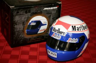 F1 1/2 Alain Prost 1985 Bell Helmet Mclaren 50th Edition (tobacco) Formula 1 Wdc
