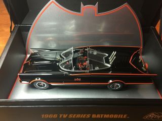 1966 Tv 1:18 Hot Wheels Collectible Elite Batmobile