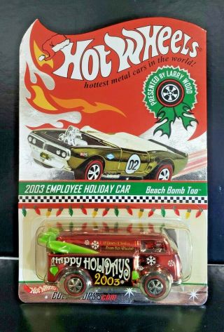 Hot Wheels Mattel Employee Only 2003 Holiday Beach Bomb Too 144 Of Only 275