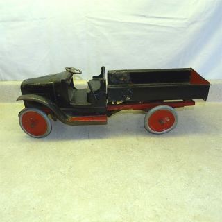 Vintage Buddy L Hydraulic Dump Truck Toy,  Early Piece