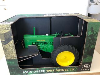 John Deere 1/8 Scale Toy Tractor 1953,  Model 70,  Die Cast By Ertl.