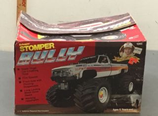 Rare Schaper Stomper Bully Truck Crusher 1985 Mib 1095