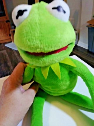 2013 Ty Beanie Buddies Disney Kermit The Frog Stuffed Plush Toy 17 "