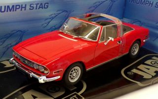 Jadi 1/18 Scale Model Car 98112 - Triumph Stag Pimento - Red