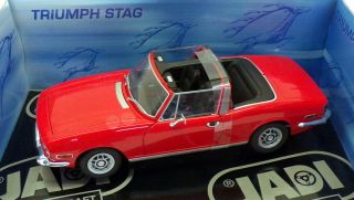 Jadi 1/18 Scale Model Car 98112 - Triumph Stag Pimento - Red 2